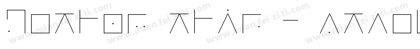 GOTHAM THIN - STROKE 05字体转换